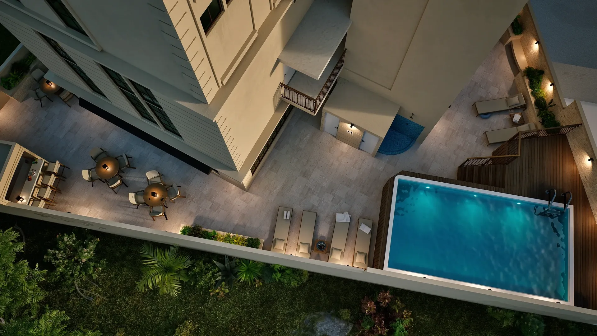 Edificio P.H. Marbella - Piscina y Terraza Aérea